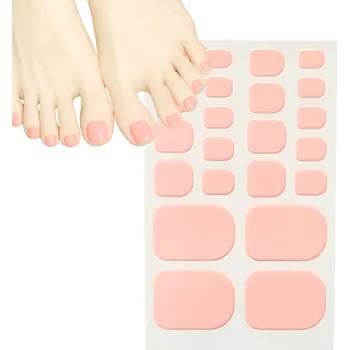 Kosmetika na nohy Gelové Nálepky Like a Hybrid Samolepicí Na Nohy Nude Peach bez lampy
