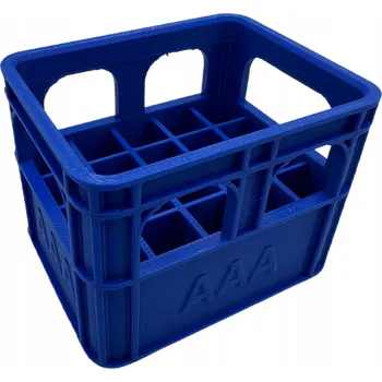 Úložný box ORGANIZÉR NA BATERIE AAA KOŠÍK NÁDOBA BALENÍ POUZDRO MODRÁ