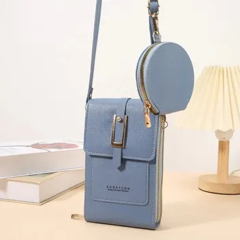 Kabelka Elegantní set dámských kabelek s přezkou | dámská kabelka, ramenní taška - Modrý