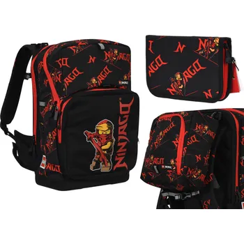 Školní aktovka LEGO - Maxi Plus NINJAGO 20229-2302 Včetně penálu a tašky na cvičební úbor