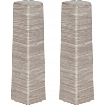 soklová lišta Vnější roh PVC 13 x 80, délka 2 cm, Marengo Mat