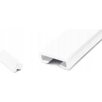 Koncovka k madlu PVC PREMIUM, záslepka madla, 40x8 bílá