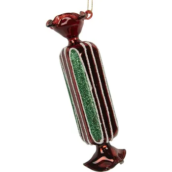 Vánoční ozdoba Clayre & Eef - Skleněná vánoční ozdoba 6GL5320