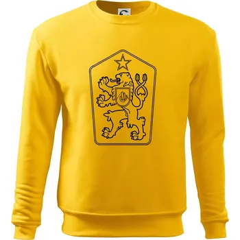 Pánská mikina ČSSR znak - Mikina Essential pánská - M ( Žlutá )