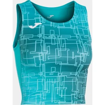 Dámský/Dívčí sportovní top JOMA ELITE VIII TOP TURQUOISE Velikost: 12 (2XS), Barva: TURQUOISE