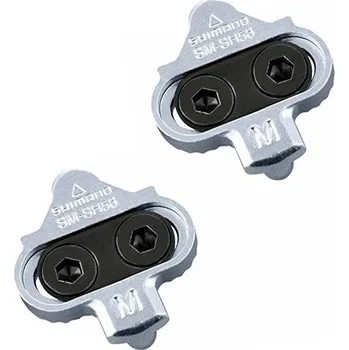 Pedál na kolo Kufry SHIMANO MTB SPD SM-SH56 stříbrné s plechy