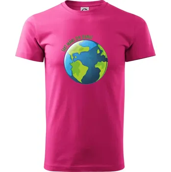 Pánské tričko Máme fakt jen jednu - Země - Klasické pánské triko vyšší gramáže - XS ( Purpurová )