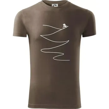 Pánské oblečení Cyklo sjezd z kopce - Viper FIT - Pánské zůžené tričko - 3XL ( Army )