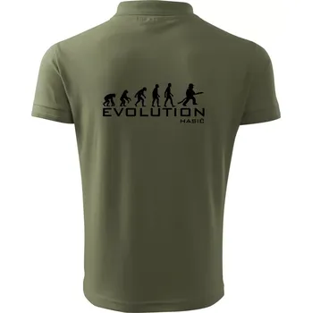 Pánská košile Evolution Hasič - Polokošile pánská Pique Polo 203 - 5XL ( Khaki )
