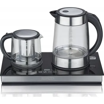 Rychlovarná konvice Rychlovarná Konvice HEINRICH'S 1,1 l černá plastová