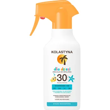 Přípravek na opalování KOLASTYNA Dětské voděodolné opalovací mléko ve spreji SPF30 200 ml