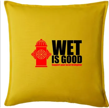 Polštář Wet is good - Polštář 50x50 - 50x50 - Pouze potah ( Žlutá )
