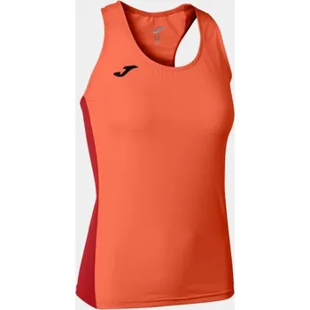 Dámské/Dívčí sportovní tílko JOMA R-WINNER TANK TOP FLUOR ORANGE Velikost: 10 (3XS), Barva: NARANJA FLUOR