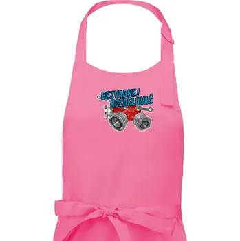 Kuchyňská zástěra Bezvadnej rozdělovač - Pánská zástěra na vaření - Univerzální velikost ( Růžová )