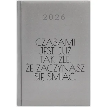 Kalendář Knižkový kalendář 2026 A5 stříbrný