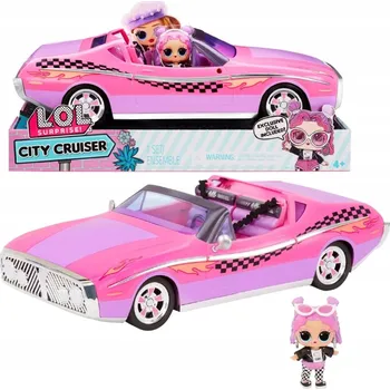 Panenka LOL SURPRISE RŮŽOVÉ AUTO PRO PANENKY CITY CRUISER KABRIOLET + PANENKA BEEPS