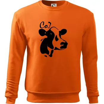 Pánská mikina Zmatená kráva - Mikina Essential pánská - 3XL ( Oranžová )