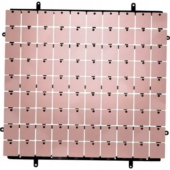 Party dekorace Godan Panel dekorační růžový 30 x 30 cm 1 ks