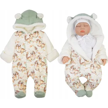 Kojenecký overall Zateplená kombinéza pro kojence Nicol Bibi velikost 62