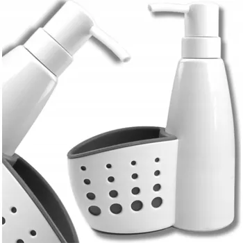 Dávkovač mýdla Ruční dávkovač mýdla stojící Edibazzar 400 ml bílý