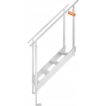 Žebřík Palubní žebřík Vevor, 4 stupně, hliníkový, 4 příčky, 1,6 m