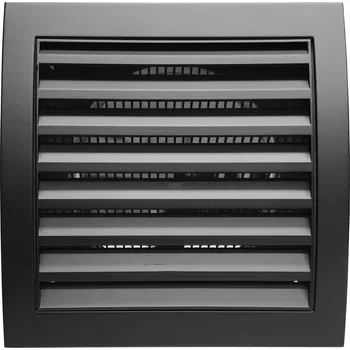 Větrací mřížka Ventilační mřížka Ventilační Przybysz černá