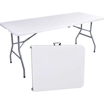 Zahradní stůl Turistický stůl eHokery 74 x 180 x 73,5 cm, bílý