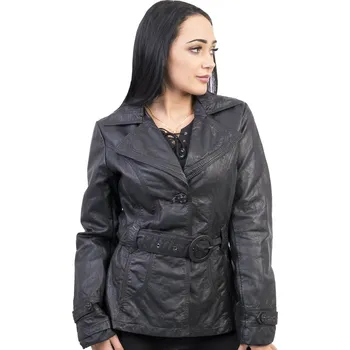 Moto bunda K161 EKO BUNDA KŮŽE ČERNÁ vel. 36