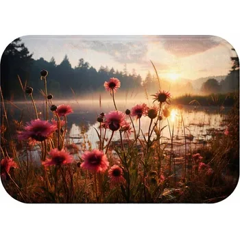 Koupelnová předložka KOUPELNOVÁ PŘEDLOŽKA MĚKKÁ MATA PRYSZNIC 60X40 STYLOWA ANTYPOŚLIZGOWA VZOR