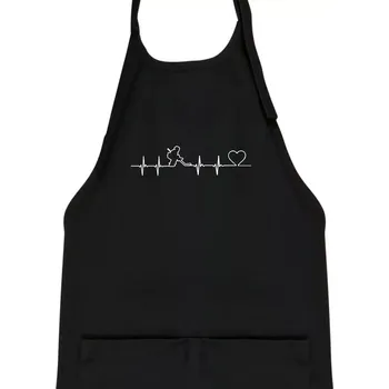 Kuchyňská zástěra Hokejový brankář EKG - Dětská zástěra na vaření - Univerzální velikost ( Černá )