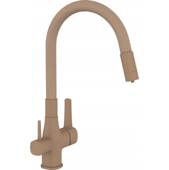 Vodovodní baterie Stojánková kuchyňská baterie Invena Magic béžová