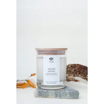 Svíčka Sójová vonná svíčka Jazzový večer Otso Handmade