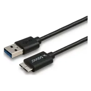 Kabel do PC SAVIO CL-102 kabel USB 3.0 M - USB 3.0 type B M černá (CL-102)