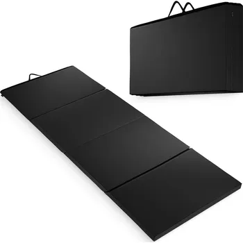 podložka na cvičení 4FIZJO Skládací žíněnka XL 4FIZJO 240cm ČERNÁ