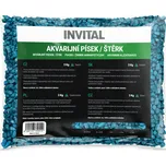Invital Akvarijní štěrk fluo modrý 4-8…