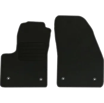 autokoberec Velurové autokoberce s upevněním v sadě Edecor