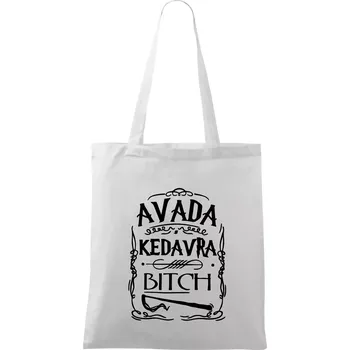 Harry - Avada Kedavra - Taška bavlněná - 42 x 38 cm ( Bílá )