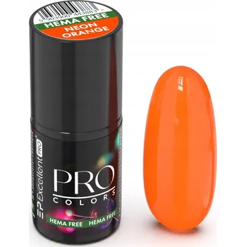 Přípravek na nehty Hybridní lak Excellent PRO Colors HemaFree 25 NEON ORANGE 7g