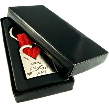 Přívěsek Na Klíče GRAVÍROVÁNÍ Srdce na klíče logo DÁREK auto