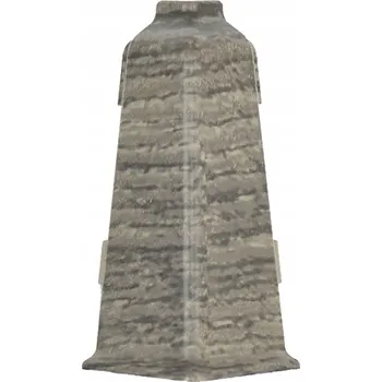 Podlahová lišta Vnější Roh k Soklové Liště 70mm PVC DUB SKALISTÝ