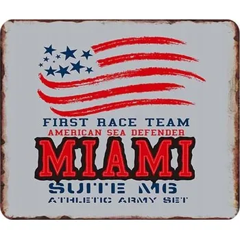 Obraz Plechová cedule Miami