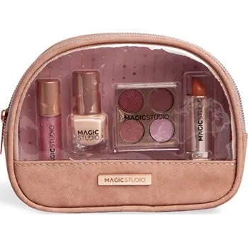 Kosmetická sada MAGIC STUDIO Rose Quartz Sada kosmetiky pro líčení + kosmetická taštička