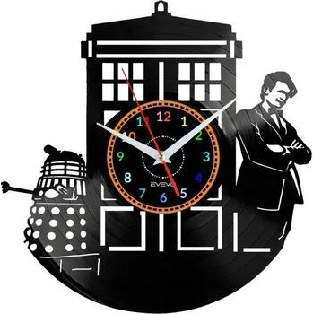 Hodiny DOCTOR WHO HODINY NÁSTĚNNÉ DEKORAČNÍ MODERNÍ VINYLOVÁ DESKA VINYL NA ZEĎ