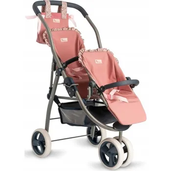 Kočárek pro panenku Dvojitý kočárek pro panenky Martina Asi 3712015