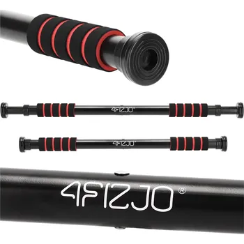 4FIZJO Hrazda pro přítahy 4FIZJO 100cm ČERNÁ|ČERVENÁ