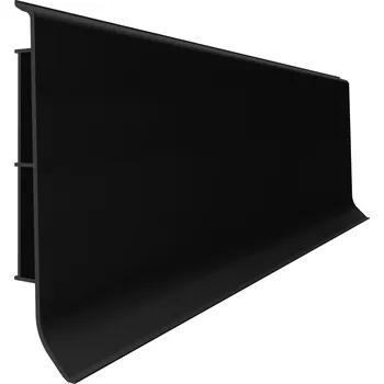 soklová lišta Lišta Vilo PVC 5 x 80, délka 10 cm, černá