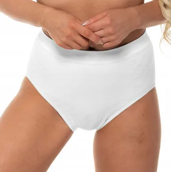 Kalhotky Stahovací kalhotky Markal bezešvé bílé kalhotky s vysokým pasem polyamid M/L