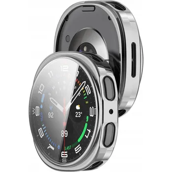 Pouzdro na mobilní telefon Pouzdro s krytem obrazovky Bizon pro Galaxy Watch 8 44 mm, pouzdro, zadní kryt, kryt