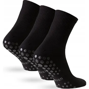 Pánské ponožky Protiskluzové bavlněné Ponožky Steven Ponožky , art. 088, černé, vel. 44-46