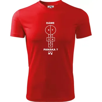 Pánské tričko Dáme panáka? - Pánské triko Fantasy sportovní (dresovina) - 3XL ( Červená )